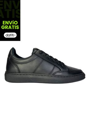 Tenis Colegial Cosido Negro Para Niño Y Niña Bont C05