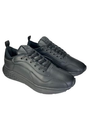 Tenis Deportivo Colegial Cosido Negro Para Niño Y Niña Bont C06