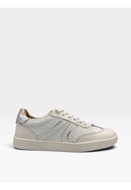 Tenis En Cuero Para Mujer Blanco Origen Bont