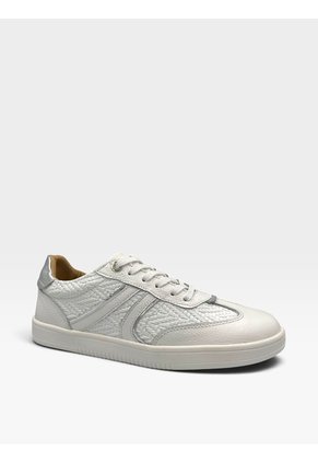 Tenis En Cuero Para Mujer Blanco Origen Bont