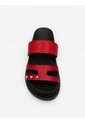 Sandalia Canoa En Cuero Para Mujer Rojo Lia Bont de BONT