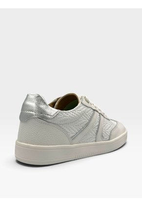 Tenis En Cuero Para Mujer Blanco Origen Bont
