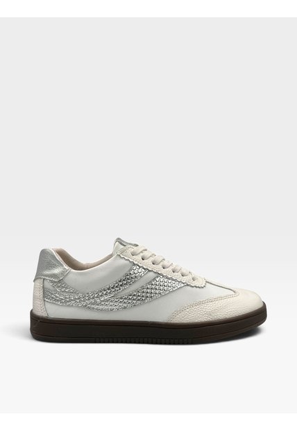 Tenis De Cuero Para Mujer Blanco Cosmos Bont