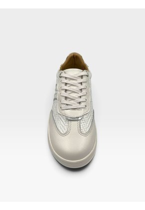 Tenis En Cuero Para Mujer Blanco Origen Bont