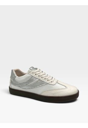 Tenis De Cuero Para Mujer Blanco Cosmos Bont