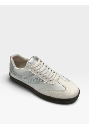 Tenis De Cuero Para Mujer Blanco Cosmos Bont