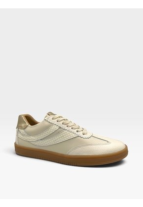 Tenis De Cuero Para Mujer Crema Cosmos Bont