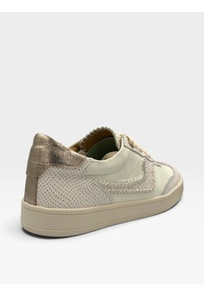 Tenis De Cuero Para Mujer Crema Atenea Bont