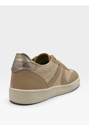 Tenis En Cuero Para Mujer Beige Origen Bont