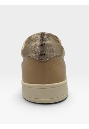 Tenis En Cuero Para Mujer Beige Origen Bont