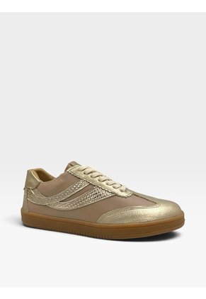 Tenis De Cuero Para Mujer Champán Cosmos Bont