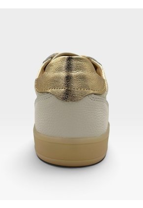 Tenis En Cuero Para Mujer Crema Origen Bont