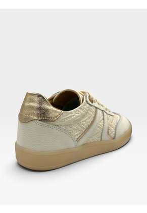 Tenis En Cuero Para Mujer Crema Origen Bont