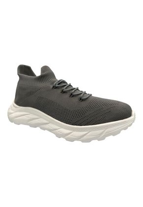 Tenis Deportivo Gris Oscuro Hombre Cordón Ultra Liviano