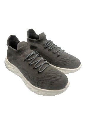 Tenis Deportivo Gris Oscuro Hombre Cordón Ultra Liviano