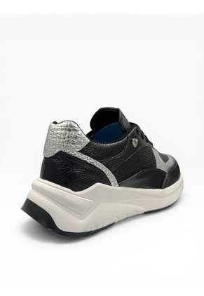 Tenis CUERO Mujer Deportivo Negro Bont Baru