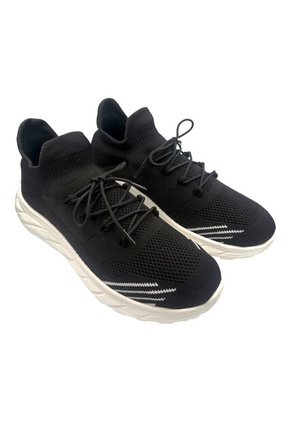 Tenis Deportivo Negro Hombre Cordón Ultra Liviano