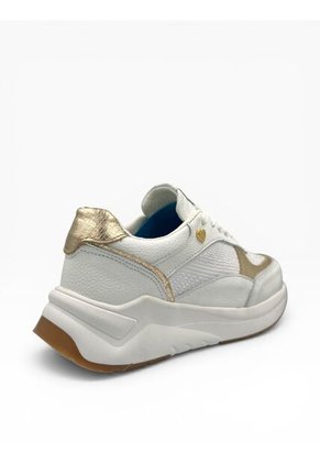 Tenis Blanco Mujer En CUERO Deportivo Bont Baru