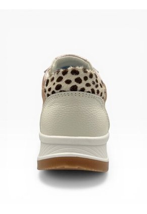 Tenis CUERO Mujer Deportivo Crema Bont Torino