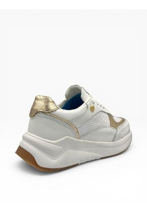 Tenis Blanco Mujer En CUERO Deportivo Bont Baru
