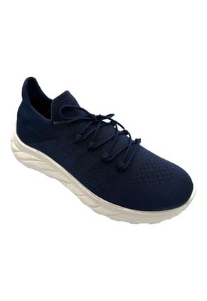 Tenis Deportivo Azul Hombre Cordón Ultra Liviano