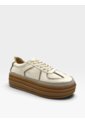 Tenis De Cuero Para Mujer Crema Regina Bont de BONT