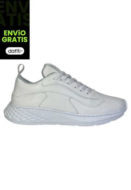 Tenis Deportivo Colegial Cosido Blanco Para Niño Y Niña Bont C06