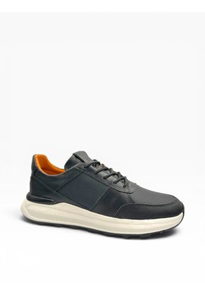 Tenis De Cuero Para Hombre Negro Bont Hom