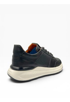 Tenis De Cuero Para Hombre Negro Bont Hom