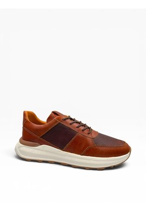 Tenis En Cuero Para Hombre Marrón Bont Hom