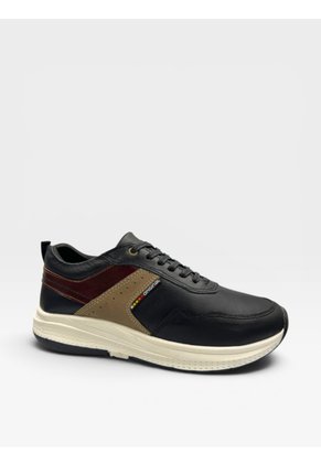 Tenis De Cuero Para Hombre Negro Bont Dante