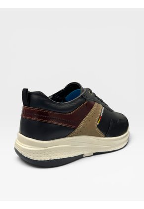 Tenis De Cuero Para Hombre Negro Bont Dante