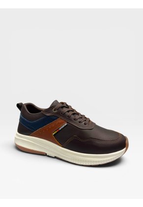 Tenis De Cuero Para Hombre Café Bont Dante