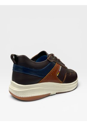 Tenis De Cuero Para Hombre Café Bont Dante