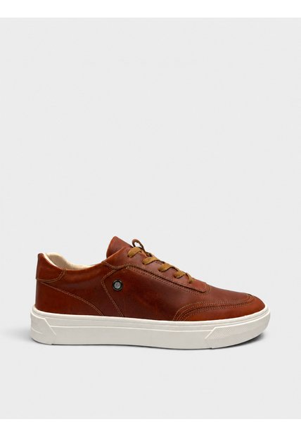 Tenis De Cuero Para Hombre Marrón Bont Havana