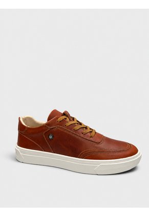 Tenis De Cuero Para Hombre Marrón Bont Havana