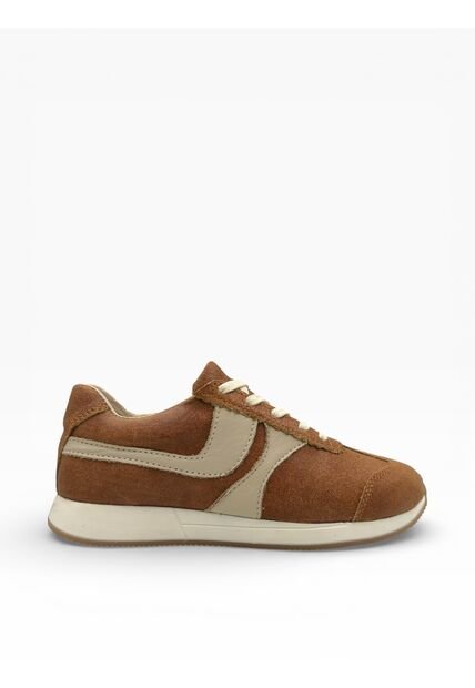 Tenis Miel Mujer En CUERO Deportivo Bont Lucca