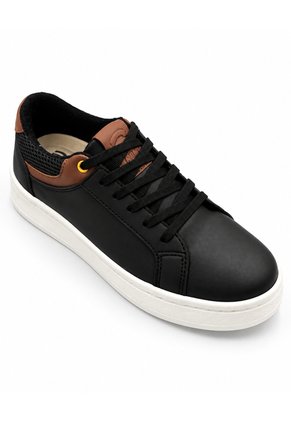Tenis Casual Negro Infantil Bont 916 Niño