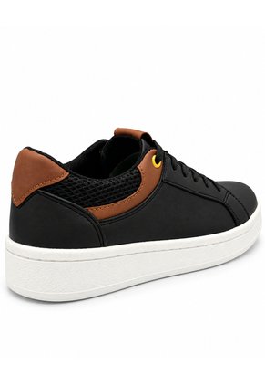 Tenis Casual Negro Infantil Bont 916 Niño