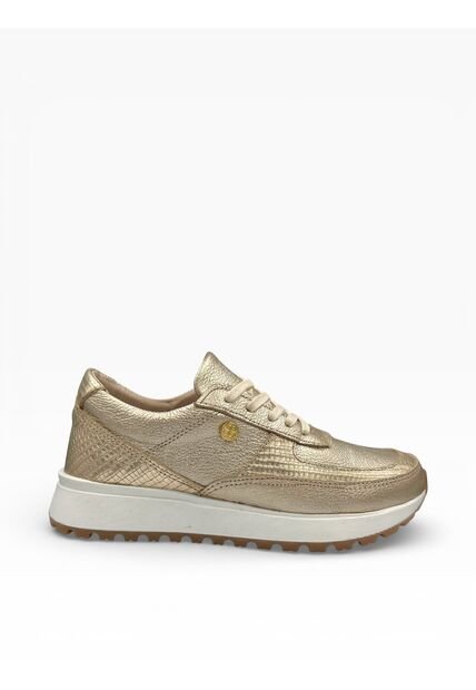 Tenis Dorado Mujer En CUERO Deportivo Bont Catania