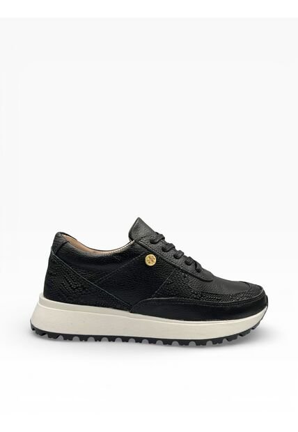 Tenis Negro Mujer En CUERO Deportivo Bont Catania