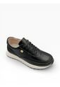 Tenis Negro Mujer En CUERO Deportivo Bont Catania de BONT