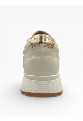 Tenis Beige Mujer En CUERO Deportivo Bont Catania