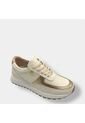 Tenis Beige Mujer En CUERO Deportivo Bont Catania de BONT