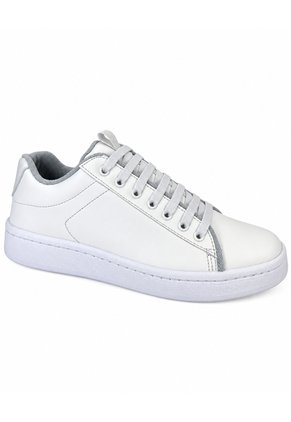 Tenis Colegial Cosido Blanco Para Niño Y Niña Bont C07