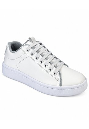 Tenis Colegial Cosido Blanco Para Niño Y Niña Bont C07