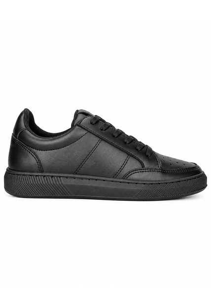 Tenis Colegial Cosido Negro Para Niño Y Niña Bont C05