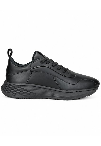Tenis Deportivo Colegial Cosido Negro Para Niño Y Niña Bont C06
