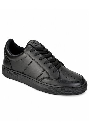 Tenis Colegial Cosido Negro Para Niño Y Niña Bont C05