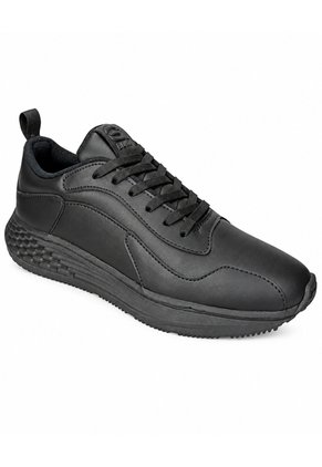 Tenis Deportivo Colegial Cosido Negro Para Niño Y Niña Bont C06